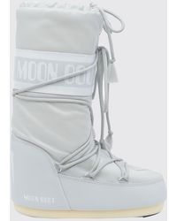 Moon Boot - Icon Nylon Logo Lace-Up Snow Boots - Lyst