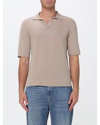 Ballantyne - Cotton Knit Polo Shirt - Lyst