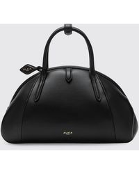 Alaïa - Medium Purse Smooth Calfskin Leather Handbag With Snap Closure - Lyst