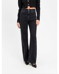 Twinset - High-Waisted Wide Leg Jeans - Lyst