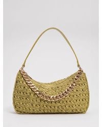 Twinset - Liliana Crochet Raffia Bag - Lyst