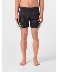 Philipp Plein - Polyester Swim Shorts With Elasticated Drawstring Waist - Lyst