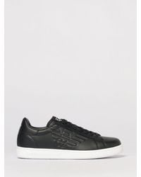 EA7 - Baskets En Cuir - Lyst