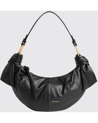 Coccinelle - Furoshiki Small Ruched Leather Bag - Lyst