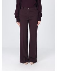 Pinko - Petalo Mid-Rise Straight-Leg Crêpe Trousers - Lyst
