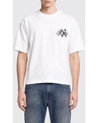 Off-White c/o Virgil Abloh - Arrow Logo Print Short-Sleeved Cotton T-Shirt - Lyst