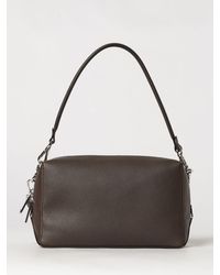 Fendi - Lui Grained Calfskin Leather Shoulder Bag With Ff Logo - Lyst