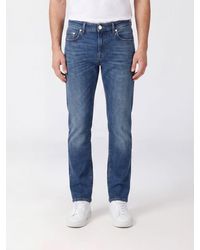PT Torino - Five-Pocket Cotton Skinny Jeans With Button Fastening - Lyst