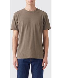 A.P.C. - Cotton T-Shirt With Back Logo Print - Lyst