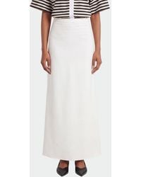 Max Mara - Viscose Blend Long Skirt - Lyst
