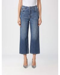 Philipp Plein - High-Waisted Wide Leg Cropped Stretch Denim Jeans - Lyst