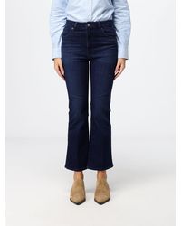 FRAME - The Reboot High-Waisted Cropped Flared Stretch-Denim Jeans - Lyst