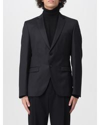 HUGO - Single-Breasted Crêpe Blazer - Lyst