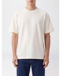 The Row - Camiseta De Algodón Con Cuello Redondo Y Hombros Caídos - Lyst