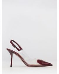 Alaïa - AlaiA Le Cå“Ur Patent Leather And Pvc Slingback Pumps With A Stiletto Heel - Lyst