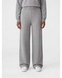 Repetto - Wide-Leg Cotton Blend Jogging Trousers With A High Elasticated Waist - Lyst