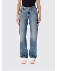 Levi's - Vaqueros 501 De Tiro Medio Y Pernera Recta En Denim De Algodón - Lyst