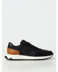 Tod's - Sneakers in pelle e tessuto - Lyst