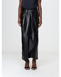 Hanita - High-Waisted Asymmetrical Midi Skirt - Lyst