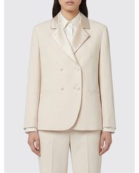 Fendi - Double-Breasted Wool And Silk Blazer - Lyst