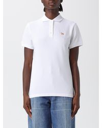 Maison Kitsuné - Maison Kitsun&Eacute Cotton Polo Shirt - Lyst