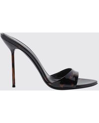 Paris Texas - Tortoiseshell-Effect Patent Leather High-Heel Mules - Lyst