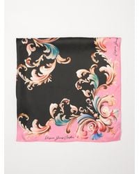 Versace Jeans Couture - Baroque Print Silk Foulard - Lyst