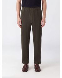 Homme Plissé Issey Miyake - Homme Plissé Issey Miyake Slim Fit Pleated Trousers With Elasticated Waist - Lyst