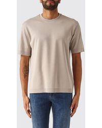 Herno - Crew-Neck Short-Sleeved T-Shirt - Lyst