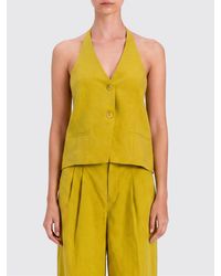 Twinset - Linen Blend Vest - Lyst