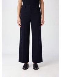 Max Mara - Gela Wide-Leg Cotton-Blend Trousers - Lyst