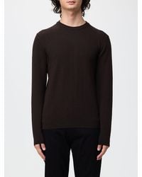 Brooksfield - Pull Bicolore À Col Rond En Jersey Avec Bords Côtelés - Lyst