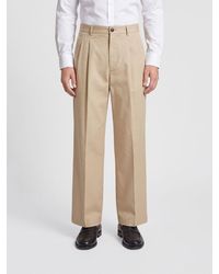 Jil Sander - Oversized Wide-Leg Cotton Trousers - Lyst