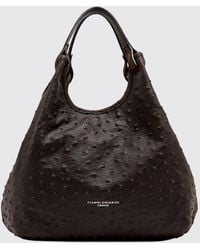 Gianni Chiarini - Dua Leather Handbag With Double Handle And Magnetic Closure - Lyst
