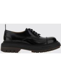 Givenchy - Cargo Smooth Leather Derby Shoes With A Rubber Lug Sole - Lyst
