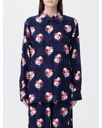 Fendi - Silk Shirt With Floral Print - Lyst