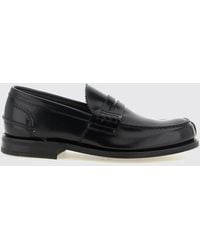 Church's - Pembrey Brushed Leather Penny Loafers With Saddle Strap - Lyst