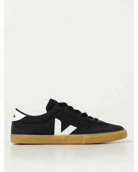 Veja - Sneakers Volley in canvas e pelle - Lyst