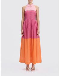 Sara Roka - Cotton And Silk Chemisier Dress - Lyst