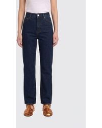 TOTEME - Cotton Denim Slim Fit Jeans - Lyst