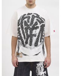 PDF - Printed Cotton T-Shirt - Lyst
