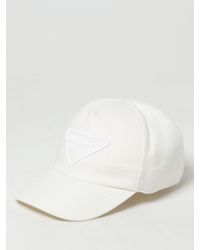 Prada - Cappello da baseball Triangle Logo - Lyst