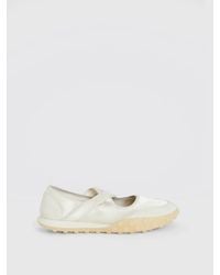 Jil Sander - Moon Nylon And Suede Ballet Flats - Lyst