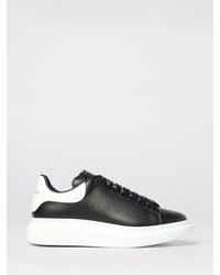 McQueen - Oversized Leather Sneakers - Lyst