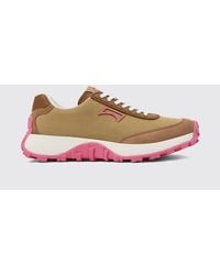 Camper - Drift Trail Recycled Polyester And Leather Sneakers - Lyst
