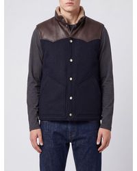 Brunello Cucinelli - Padded Wool High Neck Gilet With Slash Pockets - Lyst