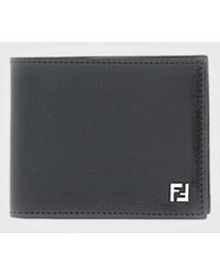 Fendi - Squared Ff Leather Wallet - Lyst