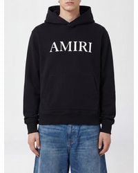 Amiri - Relaxed Fit Cotton Hoodie With Contrast Logo - Lyst