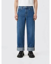 Bottega Veneta - Wide Leg Denim Jeans - Lyst