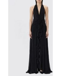 Blumarine - Viscose Long Dress - Lyst